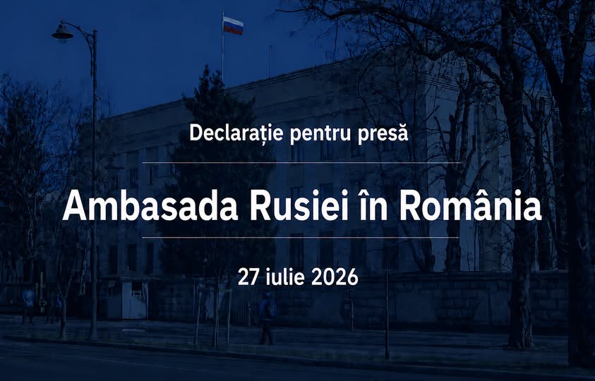 Ambasada Rusiei respinge acuzațiile Rom&acirc;niei privind dronele și avertizează asupra unei &bdquo;escaladări&rdquo; a conflictului; &ldquo;Rusia nu a trimis niciodată și nu trimite vehicule aeriene fără pilot de luptă &icirc;mpotriva unor obiective aflate pe teritoriul Rom&acirc;niei&rdquo;