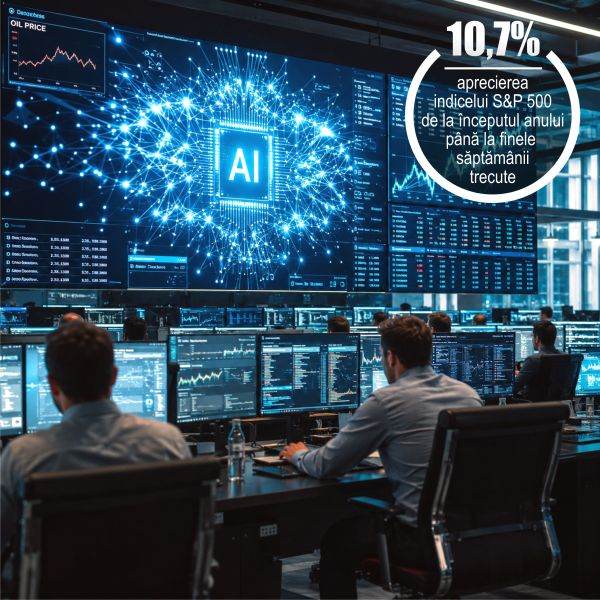 Analisti: Inteligenta Artificiala, nu geopolitica, va fi mai importanta in urmatoarea etapa a raliului bursier din SUA
