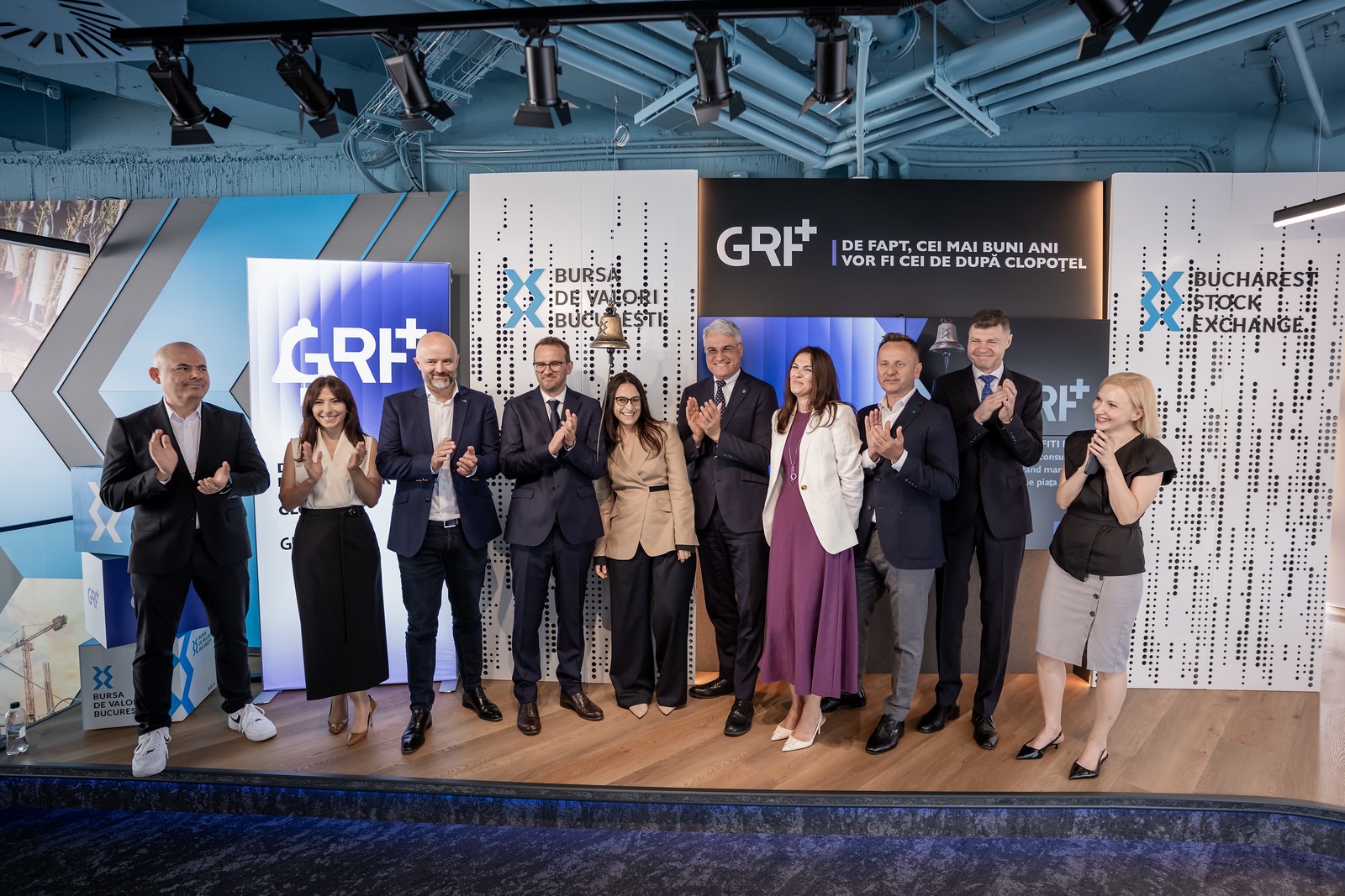 Clopoțelul a sunat pentru GRF+: prima agenție de comunicare din Rom&acirc;nia s-a listat la Bursa de Valori București