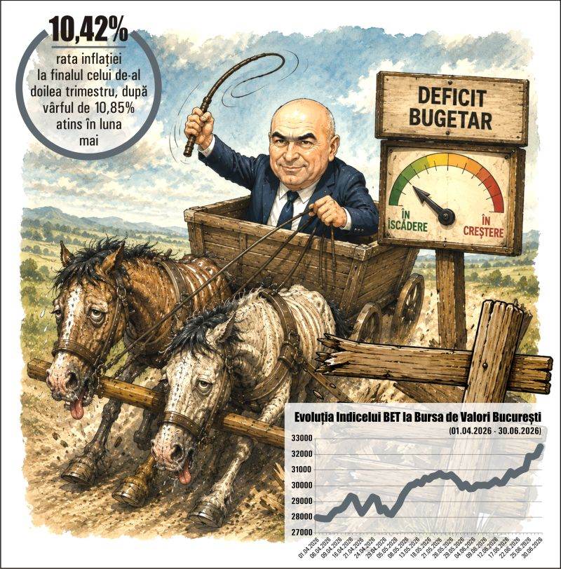 Consolidarea bugetară, sufocată de recesiunea economică şi criza politică