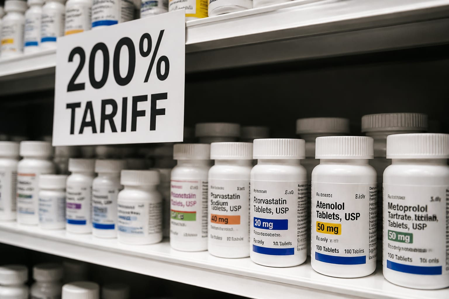 Donald Trump anunță tarife de p&acirc;nă la 200% pentru medicamentele generice importate