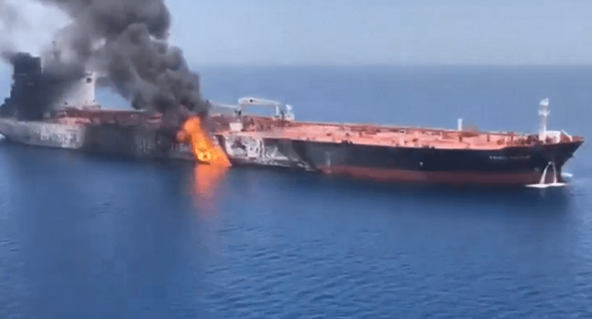 Explozie pe un petrolier norvegian, lovit &icirc;n largul Omanului, după ce Statele Unite au reluat bombardamentele &icirc;mpotriva Iranului