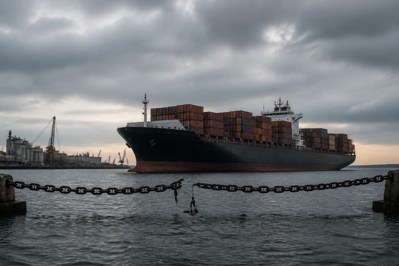 Exporturile de mărfuri ale Ucrainei sunt lovite de blocajul din porturile Mării Negre