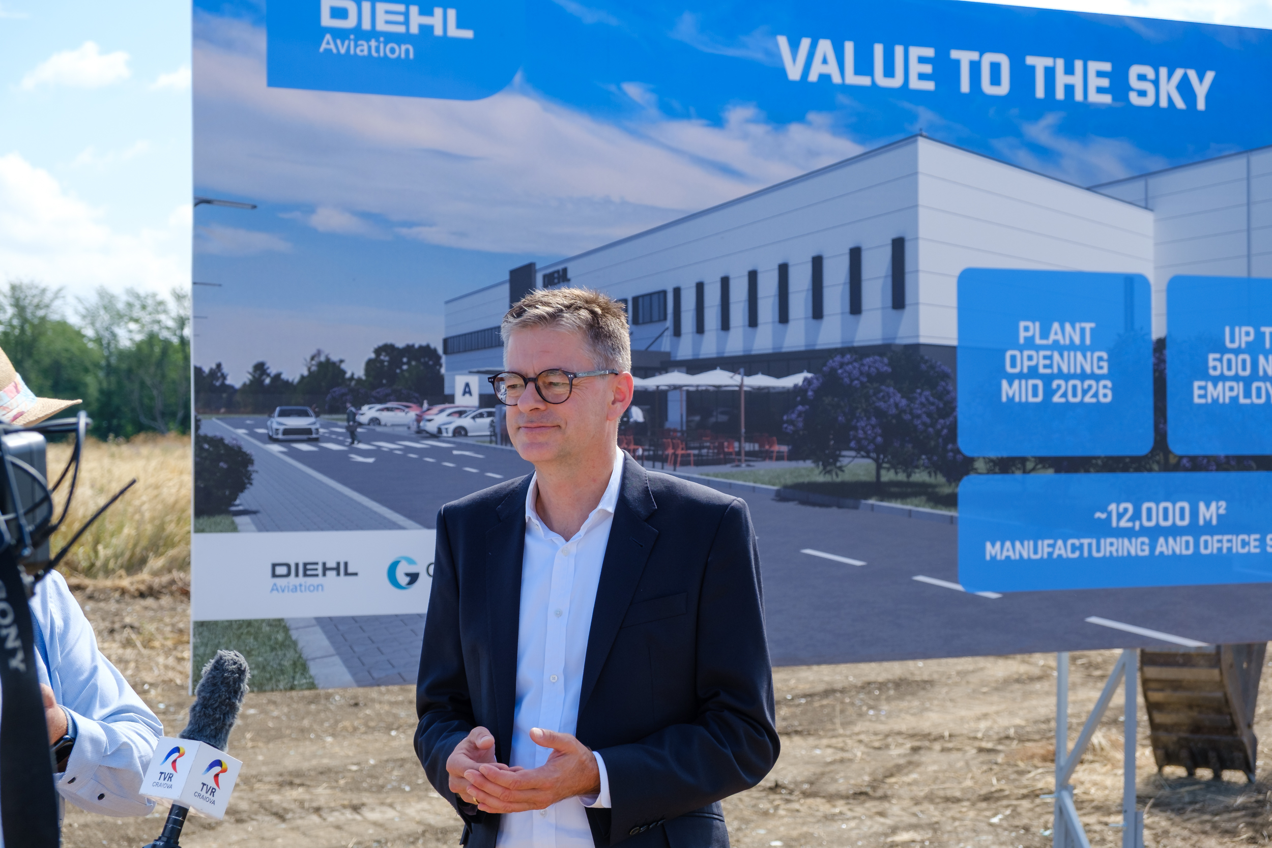 FOTO Nouă mare fabrică &icirc;n Rom&acirc;nia. Diehl, furnizor pentru giganții aeronauticii și Forțe Armate, a inaugurat unitatea de la Craiova. CEO-ul explica pentru Profit.ro de ce a ales Rom&acirc;nia