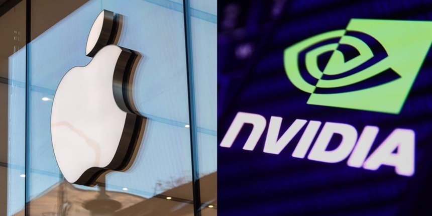 Gigantul cipurilor Nvidia &icirc;şi pierde locul de cea mai mare capitalizare de piaţă &icirc;n favoarea Apple