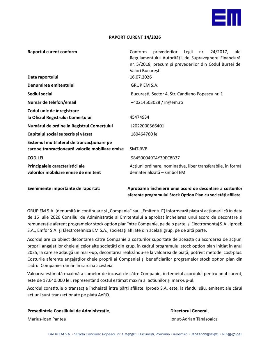 Grup EM S.A. (EM)