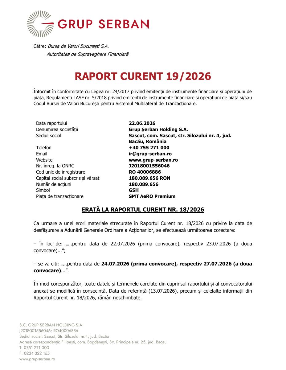 Grup Serban Holding (GSH)
