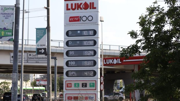 Motorina sare de 10 lei, la un lanț de benzinării din București, marți, 28 iulie 2026. C&acirc;t costă un litru de carburant &icirc;n București, Iași, Cluj-Napoca, Timișoara și Constanța