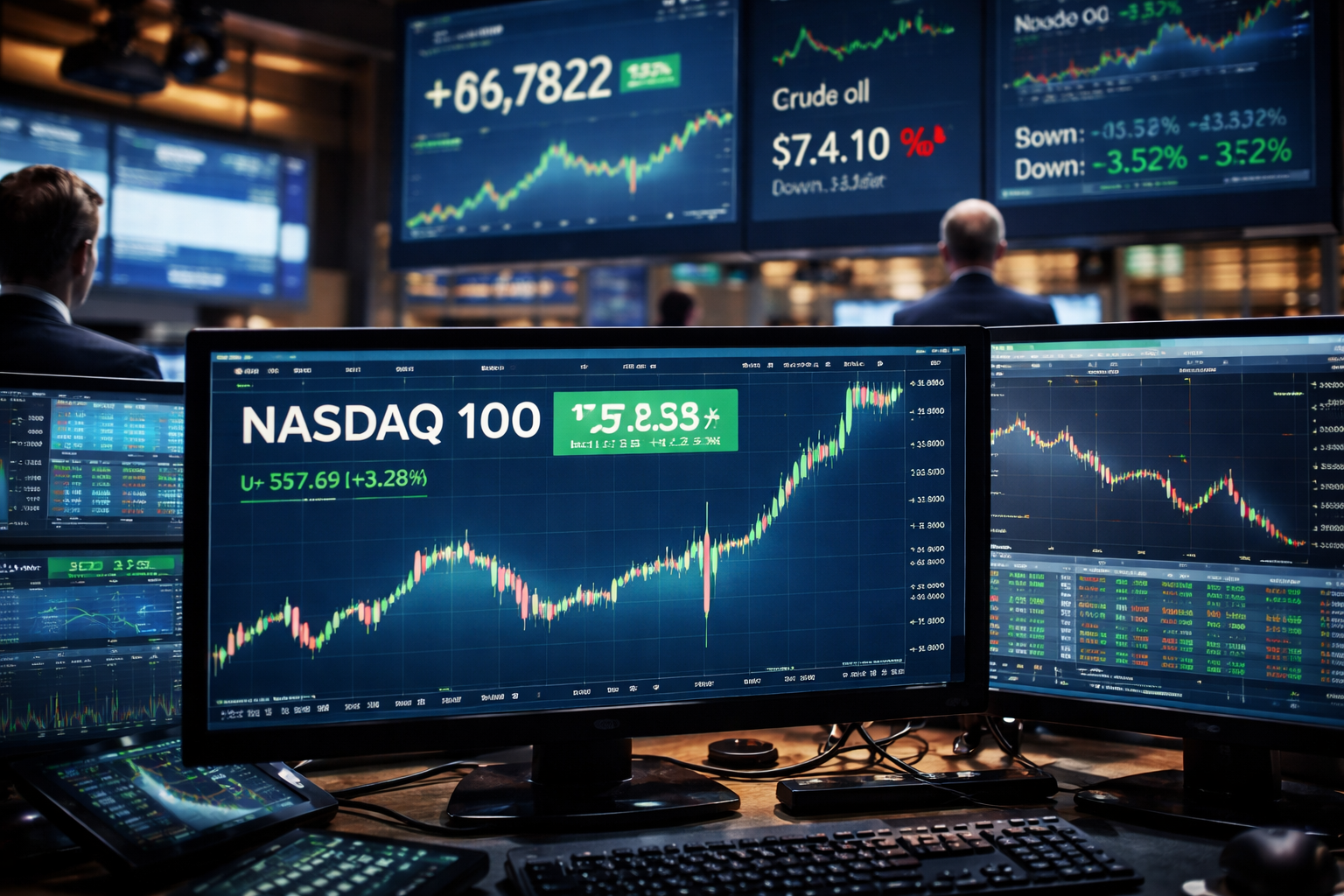 Nasdaq 100 plus 3,3% după semnalul lui Trump privind Iranul. Piețele pariază pe dezescaladare și petrol mai ieftin
