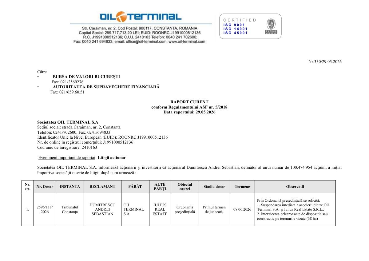 OIL TERMINAL S.A. (OIL)
