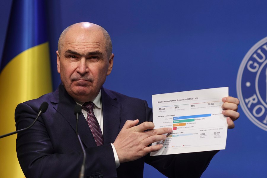 Premierul Bolojan anunță 250 de milioane de euro pentru contoare inteligente și capacități de stocare a energiei