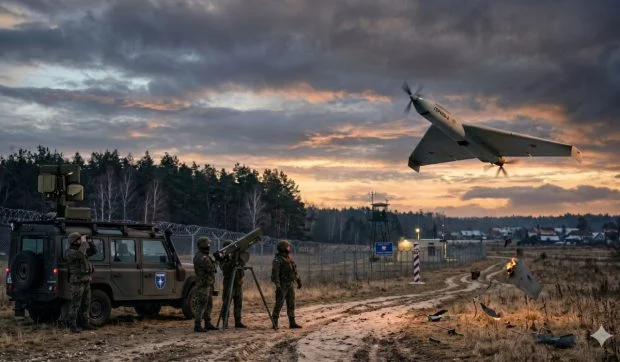 Războiul dronelor la granița NATO. Ce a făcut Polonia după ce dronele rusești au intrat &icirc;n spațiul aerian național