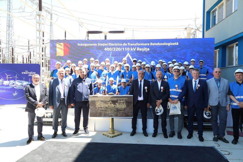 Transelectrica a inaugurat staţia electrică de 400 kV Reşiţa