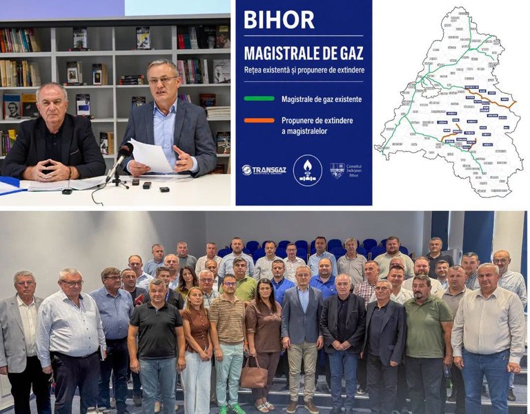 Transgaz extinde magistralele pentru alimentarea cu gaze a populației și companiilor din Bihor