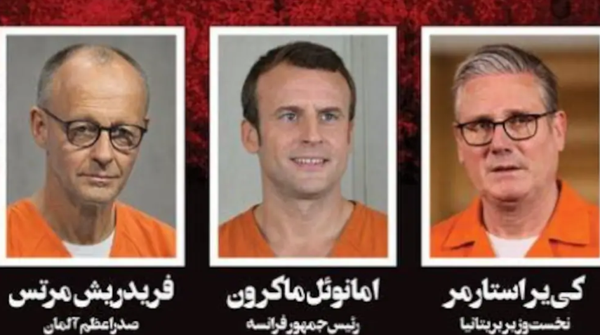 Un ziar iranian a pus lideri europeni alături de Trump pe o listă cu ținte de lichidat, ca răzbunare pentru moartea lui Khamenei