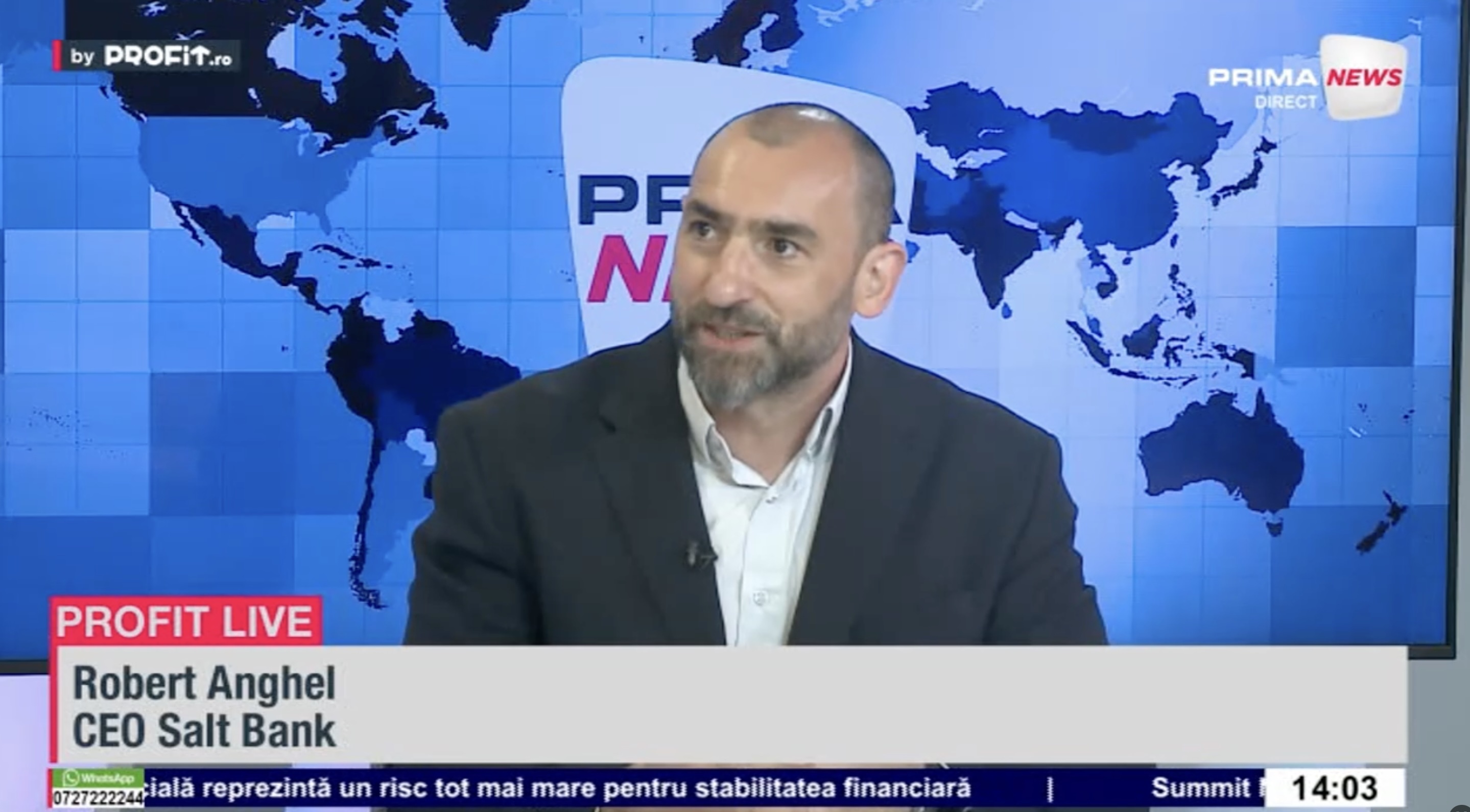 VIDEO Banii tăi nu sunt niciodată boring. Robert Anghel, CEO Salt Bank: Modul în care românii aleg să acumuleze avere se schimbă puternic. Interesul pentru investiții, de la vârste tot mai mici - Profit.ro Live TV