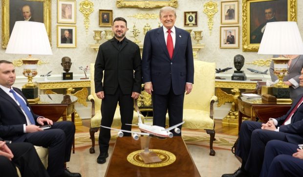 Volodimir Zelenski și Donald Trump au vorbit despre producția de rachete Patriot &icirc;n Ucraina