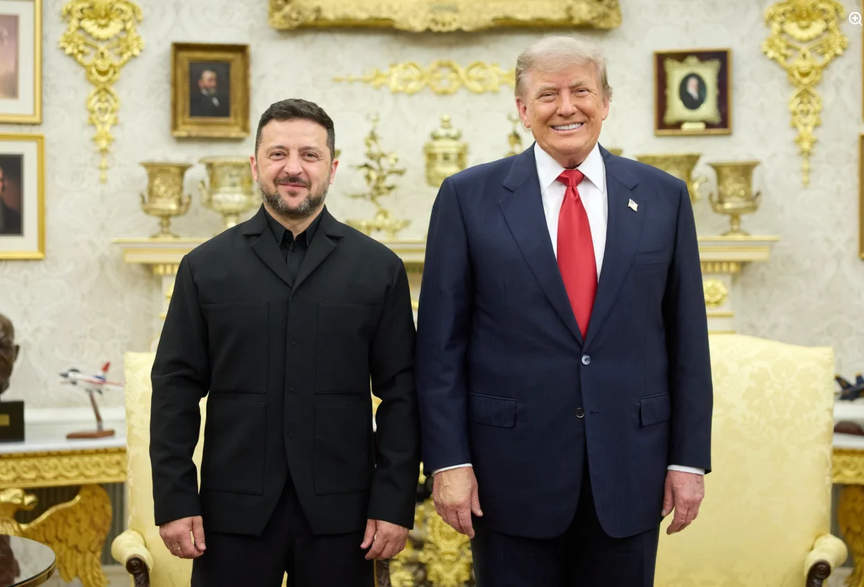 Zelenski, primit la Casa Albă. &bdquo;O &icirc;nt&acirc;lnire bună cu președintele Trump. Sunt recunoscător Statelor Unite pentru sprijinul ferm&rdquo;