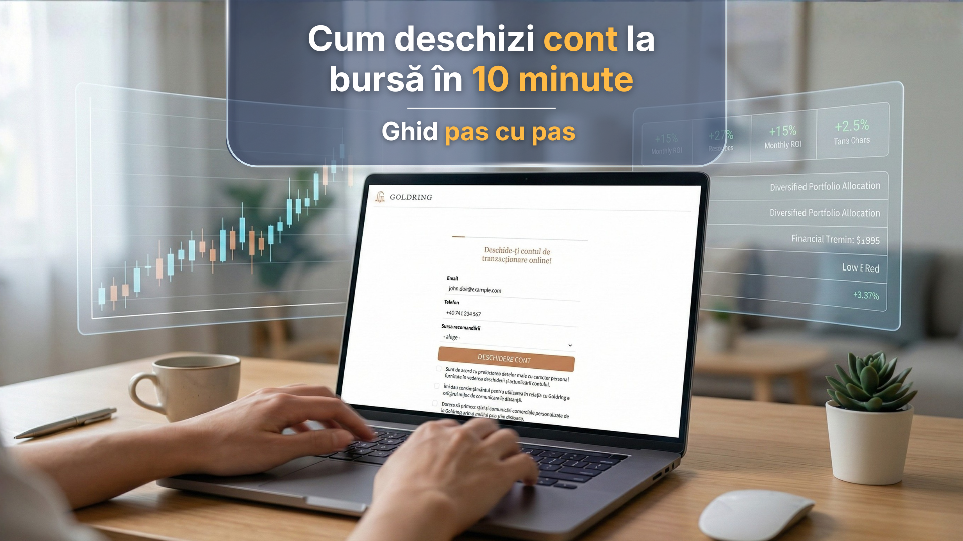 Cum deschizi cont la bursă în 10 minute | Goldring 2026