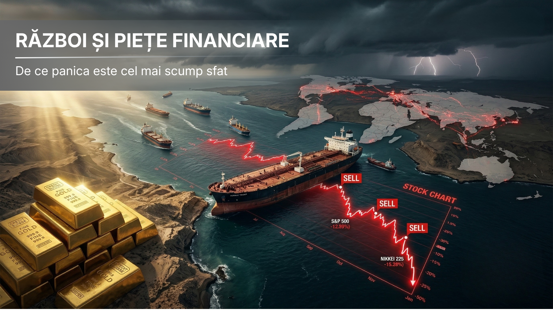 Război și piețe financiare: de ce panica este cel mai scump sfat