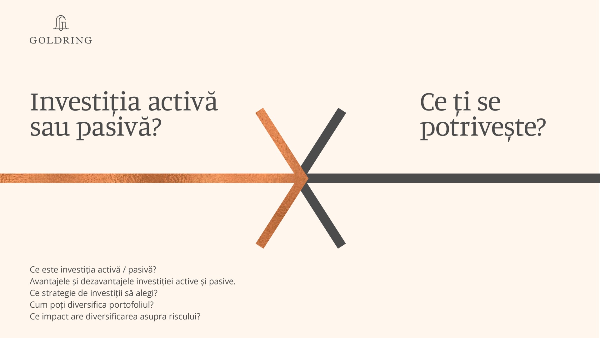 Investiția activă sau pasivă: Care ți se potrivește?