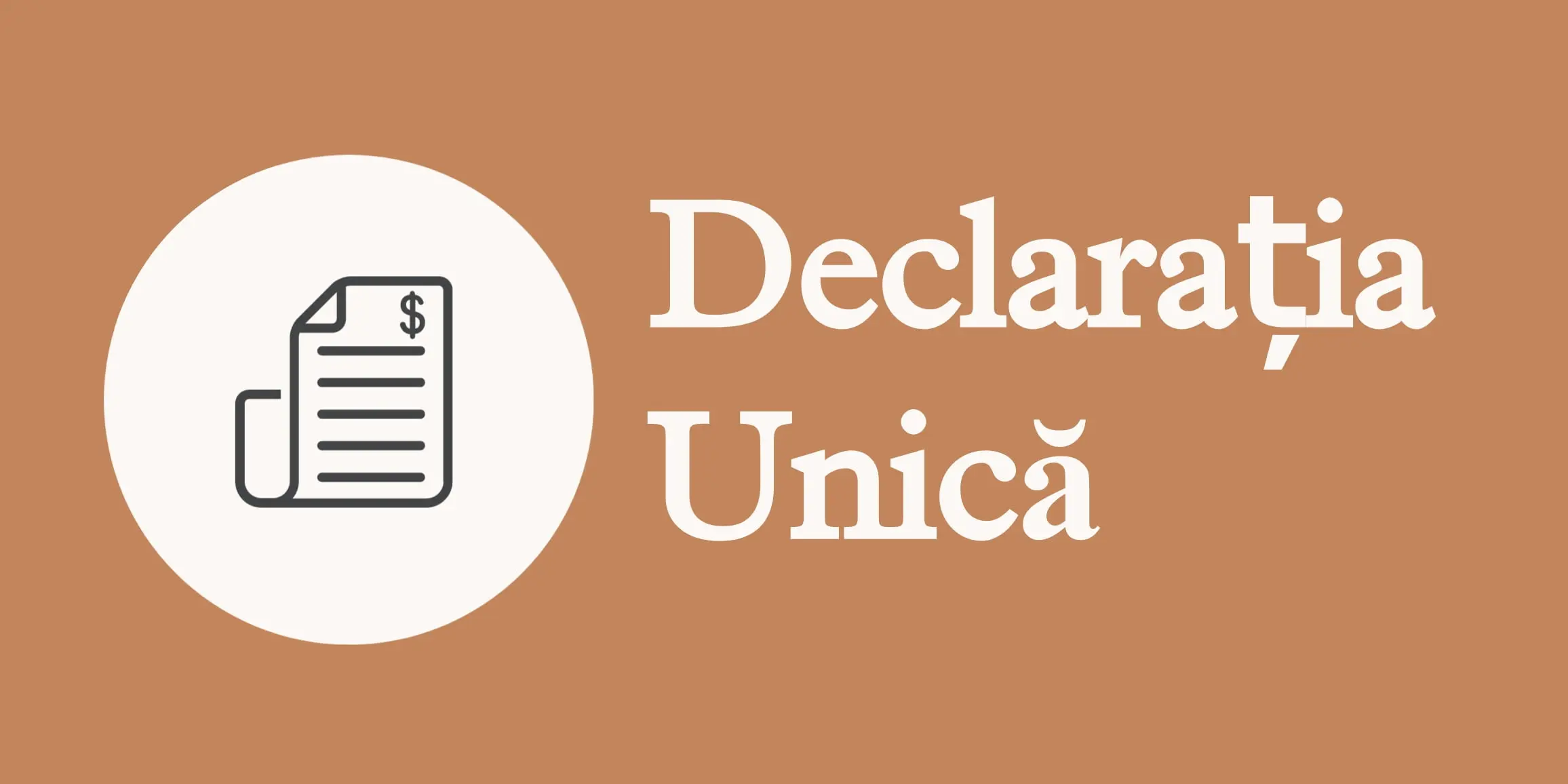 Declarația unică