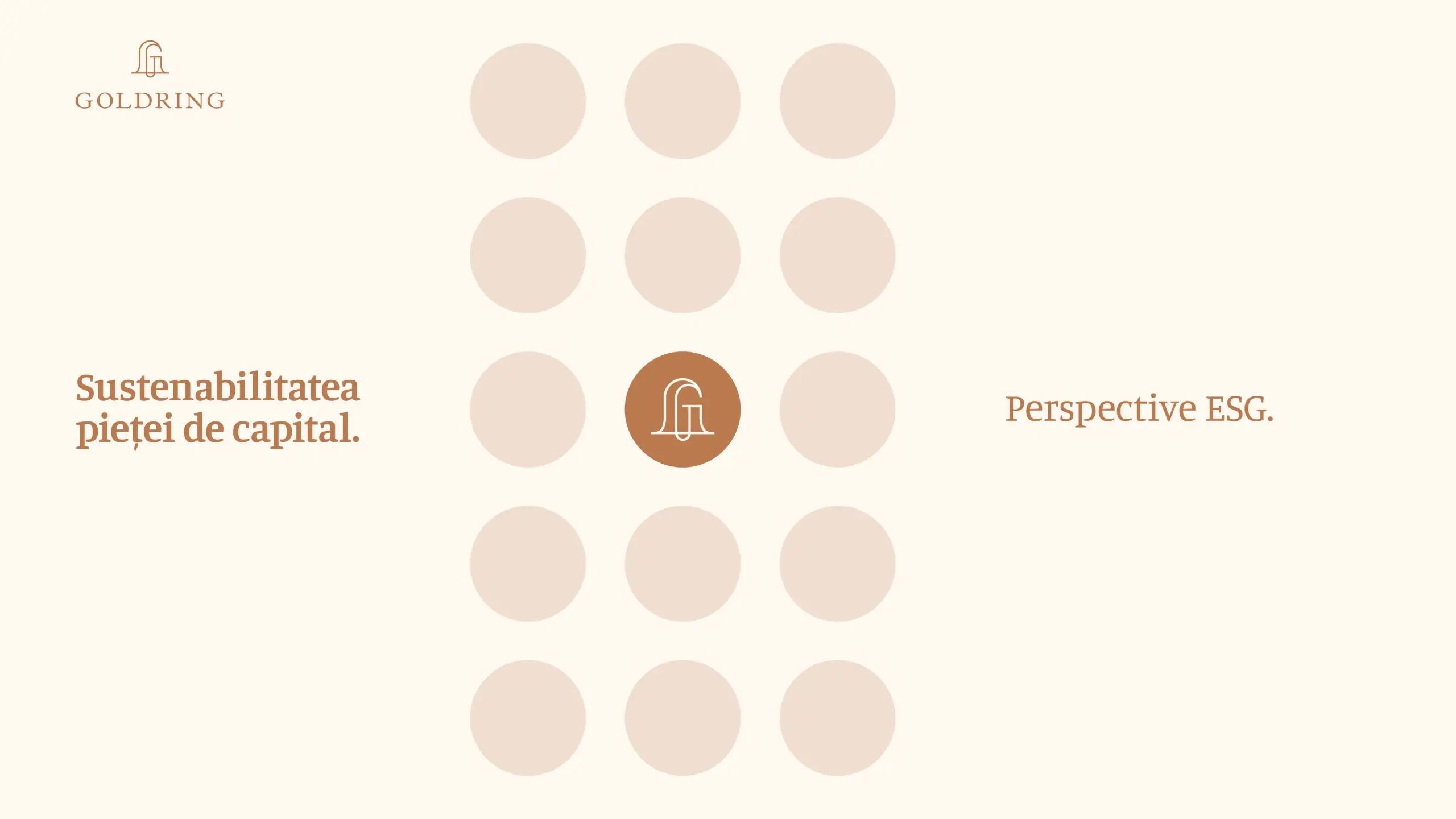 Sustenabilitatea pieței de capital. Perspective ESG